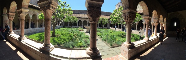 Cuxa cloister garden at the Met Cloisters